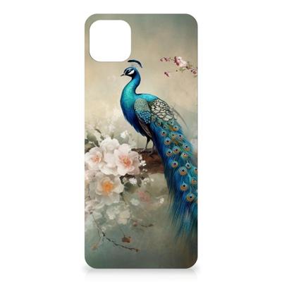 Case Anti-shock voor Samsung Galaxy A22 5G Vintage Pauwen Case Anti-shock voor Samsung Galaxy A22 5G Vintage Pauwen