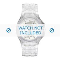 Diesel horlogeband DZ1709 Kunststof / Plastic Transparant 26mm - thumbnail