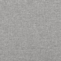 Bedframe met hoofdeinde stof lichtgrijs 140x200 cm - thumbnail