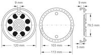 KS Tools 160.0464 Rubberen schijf (Ø x h) 120 mm x 23 mm - thumbnail