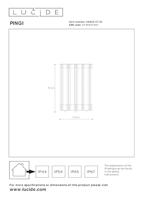 Lucide PINGI - Oplaadbare Vloerlamp Binnen/Buiten - Accu/Batterij - Ø 33,5 cm - LED 3 StepDim - 1x3W 3000K - IP44 - Zwart - thumbnail