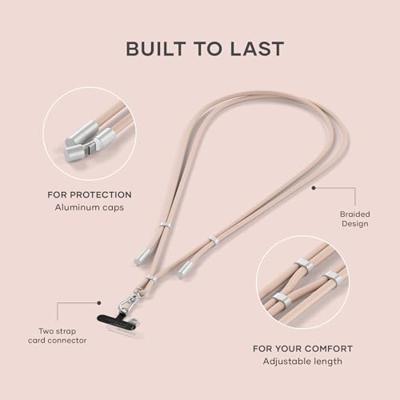 Satechi OntheGo Crossbody Lanyard kabel - Desert Rose Satechi OntheGo Crossbody Lanyard kabel - Desert Rose