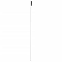 VidaXL Schuifdeur 76x205 cm aluminium en esg-glas zwart - thumbnail