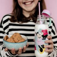 Waterfles Minnie Mouse CZ11359 460 ml Roze Siliconen - thumbnail