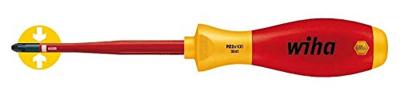 Wiha Schroevendraaier | maat PZD 2 | klinglengte 100 mm VDE geïsoleerd | 1 stuk - 35396 - 35396