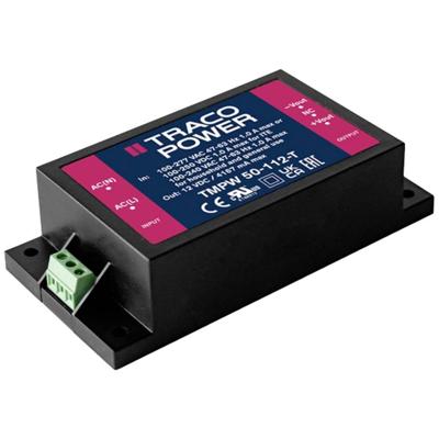 TracoPower TMPW 50-112-T AC/DC-printnetvoeding 12 V/DC 4.2 A 50 W