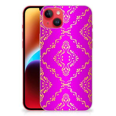 Siliconen Hoesje iPhone 14 Plus Barok Roze Siliconen Hoesje iPhone 14 Plus Barok Roze