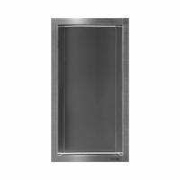 Looox Box inbouwnis 15x30cm RVS Geborsteld - thumbnail