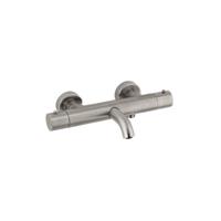 Badkraan Thermostatisch Plieger Napoli Met Omstel HOH 15cm Cool Body RVS - thumbnail