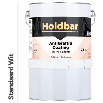 Holdbar Anti Graffiti Coating Wit (Witste kleur) 2,5 Kg