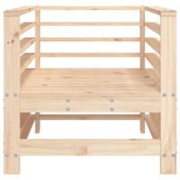 Tuinstoelen 2 st massief grenenhout - thumbnail