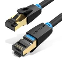 Cat8 S/FTP kabel Vention IKABK Zwart 8 m - thumbnail