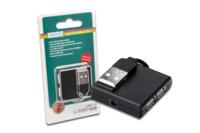 Digitus DA-70217 DA-70217 USB-hub 4 poorten USB-A USB 2.0 480 MBit/s Zwart - thumbnail