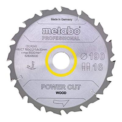 Metabo Accessoires Cirkelzaagblad HW/CT Ø 190x20, 14 WZ - 628004000 - thumbnail