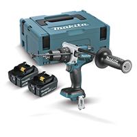 Ty Makita dhp458rtj heavy du accu klopboormachine | 18v 5.0ah li-ion - dhp458rtj - thumbnail