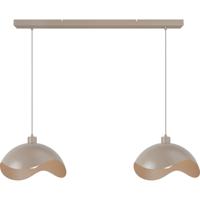 Masterlight Kantoor hanglampVolta 2x Ø40cm - zand - 2404-36-36-100-2 - thumbnail