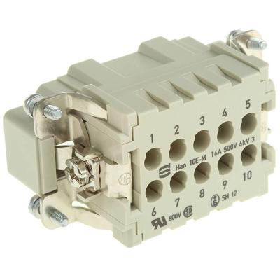 HARTING 09330102602 Pin-inzetstuk Han® E 10 + PE Crimpen 1 stuk(s) Piece