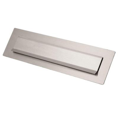 STOER! Briefplaat RVS 340x95mm.