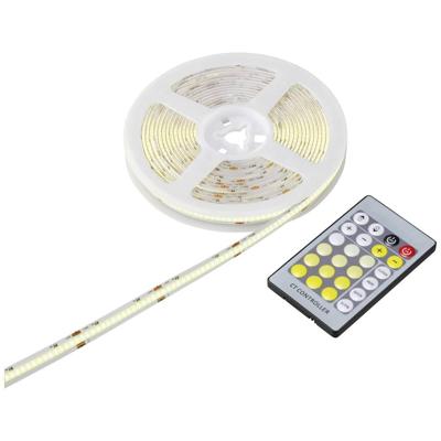 Sygonix SY-5773492 LED-strip complete set Met connector (male) 230 V 5 m Warmwit tot daglichtwit 1 stuk(s)