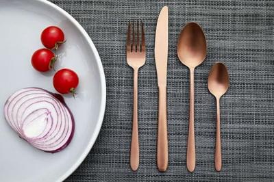 Buccan - Bestekset - London - 24 delig - Rosegoud Buccan - Bestekset - London - 24 delig - Rosegoud