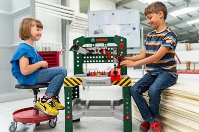 Theo Klein Bosch speelgoed werkbank kindergereedschap - thumbnail