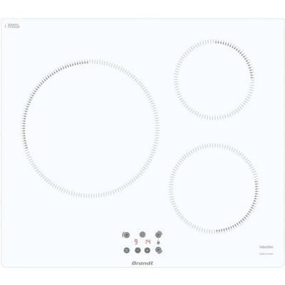 Brandt Induction HOB -TI364W - 3 lichten - 14 cm
