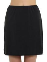 J&C gladde onderrok dames 50 cm - Wit, zwart, huidskleur - thumbnail