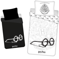 Harry Potter Dekbedovertrek Glasses glow in the dark - 140 x 200 cm - 70 x 90 cm - thumbnail