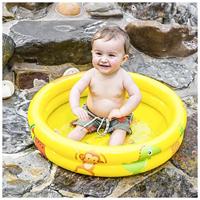 Geel babyzwembad rond - thumbnail