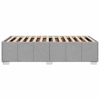 Bedframe zonder matras 90x200 cm stof lichtgrijs - thumbnail