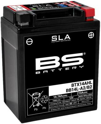 BS-BATTERY Bs-batterij batterij "bb14l-a2 / bb14l-b2". battery bb14l-a2/b2 bs sla btx14ahl