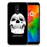 Silicone Back Case LG Q7 Skull Eyes - thumbnail