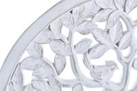 Wanddecoratie DKD Home Decor Boomstructuur MDF Wit (80 x 2 x 80 cm) - thumbnail