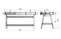 WOOOD Bureau 'Nikki', kleur Wit - thumbnail