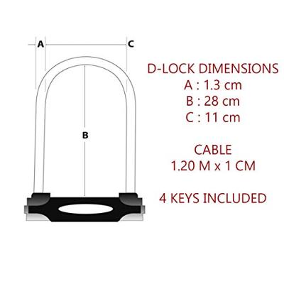 Master Lock 8285EURDPRO Beugelslot Zwart Sleutelslot