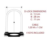 Master Lock 8285EURDPRO Beugelslot Zwart Sleutelslot - thumbnail