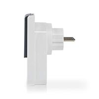 Nedis WIFIPO120FWT Wi-fi Smart Stekker Voor Buiten Spatwaterbestendig Ip44 Verbruiksmonitor Schuko Type F 16 A - thumbnail