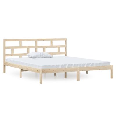 Bedframe massief hout 135x190 cm
