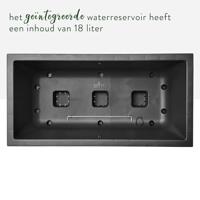 Bloempot Elho Zwart Ø 78 cm Plastic Rechthoekig Modern - thumbnail