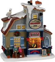 Lemax 'tis the season skate rentals verlicht kersthuisje Caddington Village 2022 - thumbnail