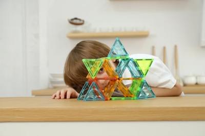 Oku Geomag magnetic tiles gems 32 delig