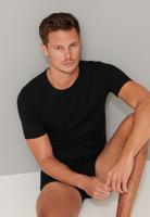 2-Pack heren T-Shirts - 95/5 - Biologisch katoen - Mannen ondershirt korte mouwen - Ronde hals - thumbnail