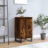 Dressoir 40x35x70 cm bewerkt hout gerookt eikenkleurig - thumbnail
