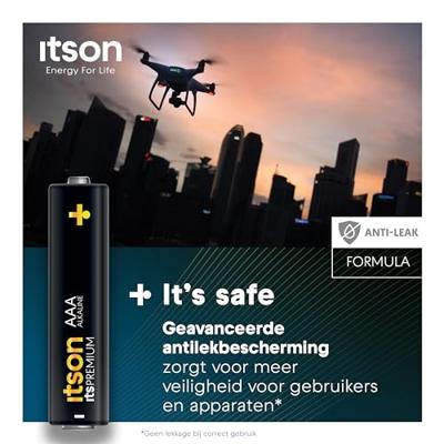 itson Itspremium AAA batterij (potlood) 1.5 V 8 stuk(s)
