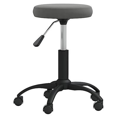 VidaXL Massagekruk fluweel donkergrijs - thumbnail