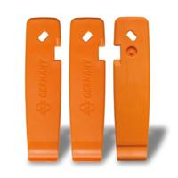 Sks set van 3 stuks bandenlichters oranje op kaart - thumbnail