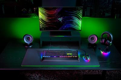 RAZER BlackWidow V4 Yellow Switch Gaming-toetsenbord Kabelgebonden QWERTZ, Duits Zwart Verlicht RAZER BlackWidow V4 Yellow Switch Gaming-toetsenbord Kabelgebonden QWERTZ, Duits Zwart Verlicht
