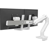 Ergotron HX Dual Arm Desk Mount Monitor-tafelbeugel 38,1 cm (15) - 81,3 cm (32) Wit Draaibaar, In hoogte verstelbaar, Kantelbaar, Zwenkbaar - thumbnail