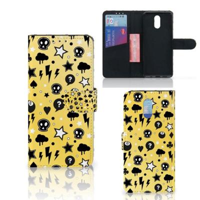 Telefoonhoesje met Naam Nokia 2.3 Punk Geel Telefoonhoesje met Naam Nokia 2.3 Punk Geel