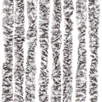 VidaXL Vliegengordijn 118x220 cm chenille bruin en beige - thumbnail